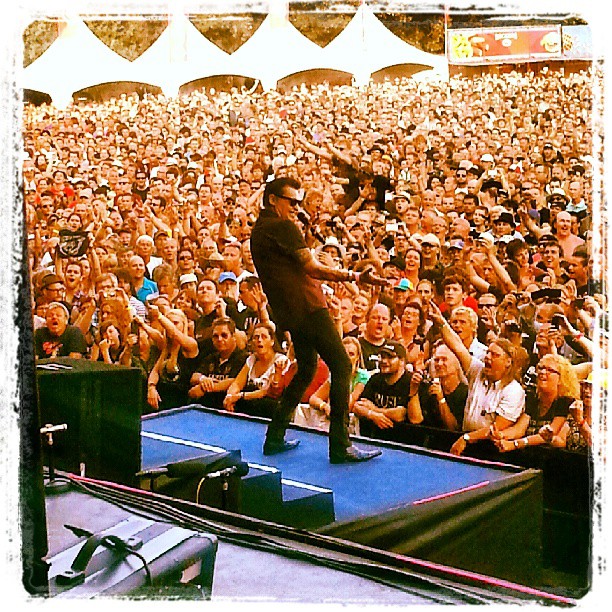 Barry 
Hay (Golden Earring) Facebook photo Bospop Festival Weert July 14, 2013